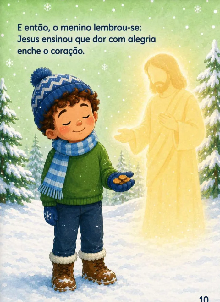 Página ilustrada 10 da coleção Com Jesus