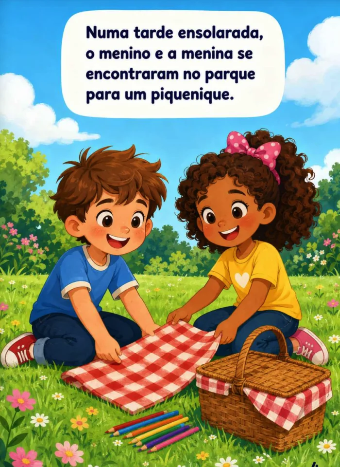 Página ilustrada 17 da coleção Com Jesus