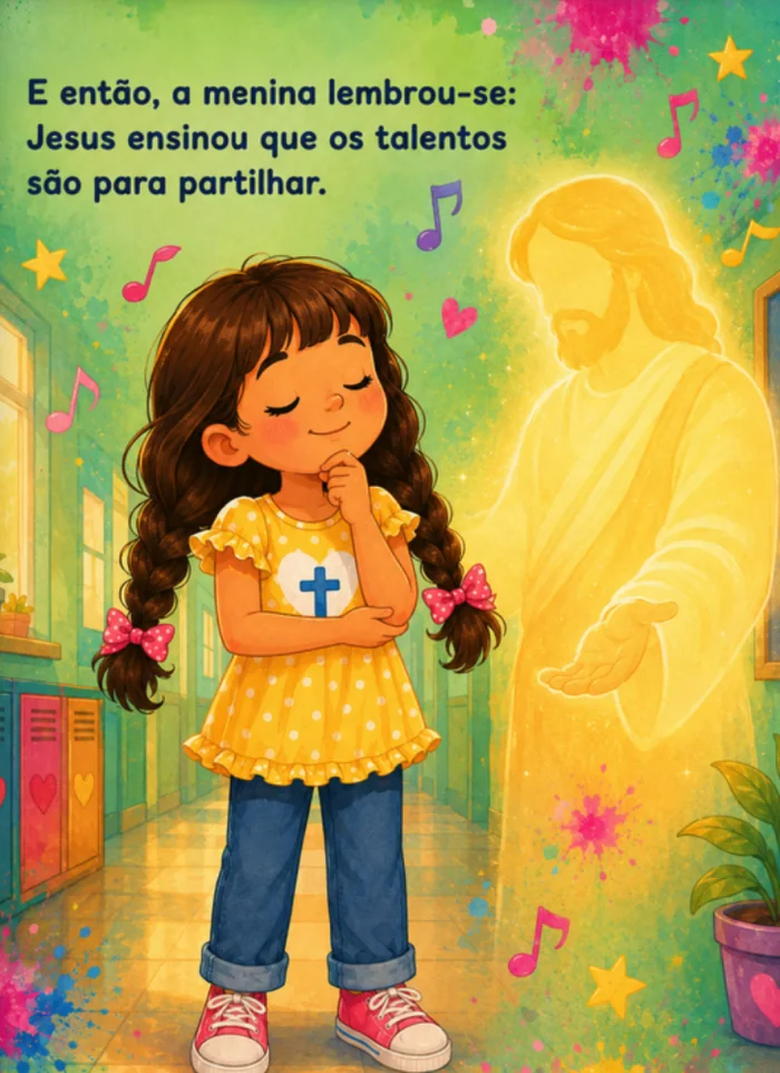 Página ilustrada 19 da coleção Com Jesus