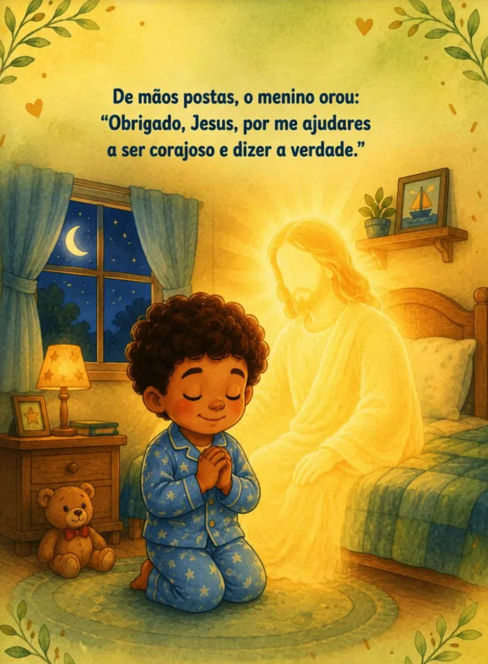 Página ilustrada 2 da coleção Com Jesus