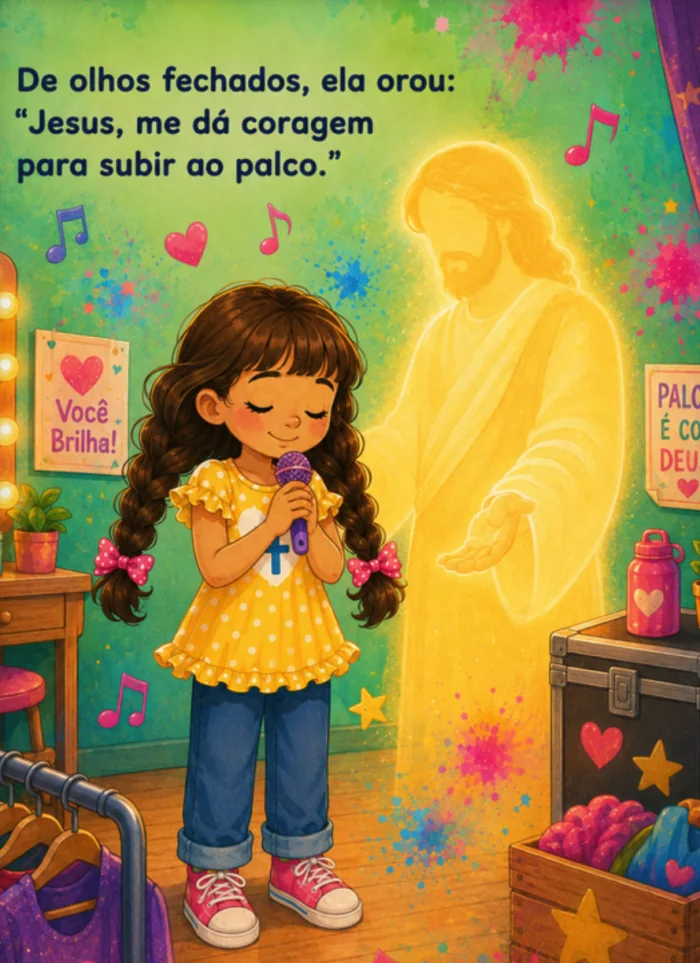 Página ilustrada 20 da coleção Com Jesus